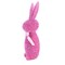 Raz Imports 16.0 Inch Iridescent Purple Flocked Bunny Easter Figurine , Lightweight Spring Decor Easter Lightweight